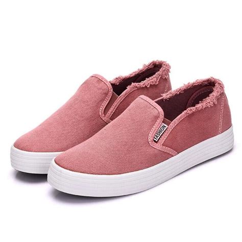 Women flats 2019 spring women canvas shoes flat casual Shallow women ...