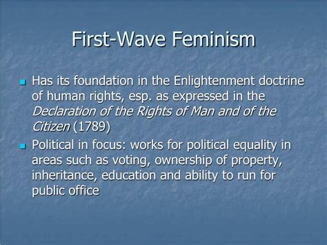 PPT - First-Wave Feminism PowerPoint Presentation, free download - ID:304390