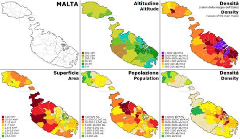 Malta Population | Malta map, Map, Malta