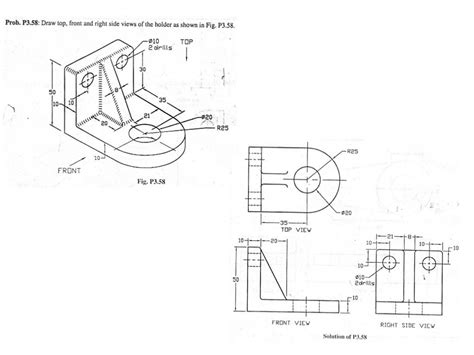 Basic Mechanical Engineering drawing