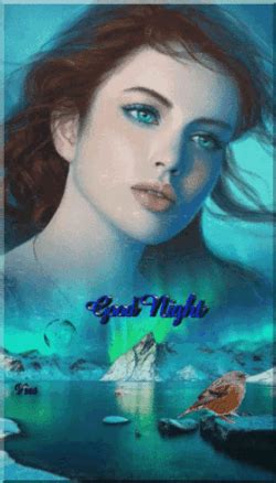Good Night Beautiful Shooting Stars And Full Moon GIF | GIFDB.com