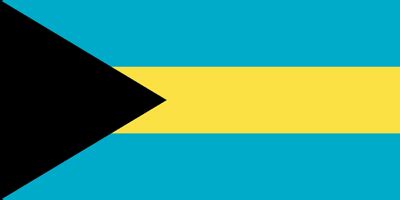 The Bahamas flag emoji - country flags