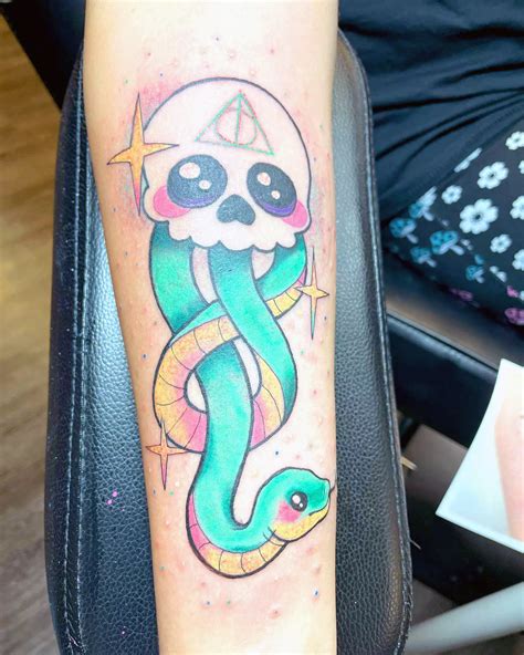 Top 30 Designs for Death Eater Tattoos (Colorful, Black & White) - Hero Tattoo