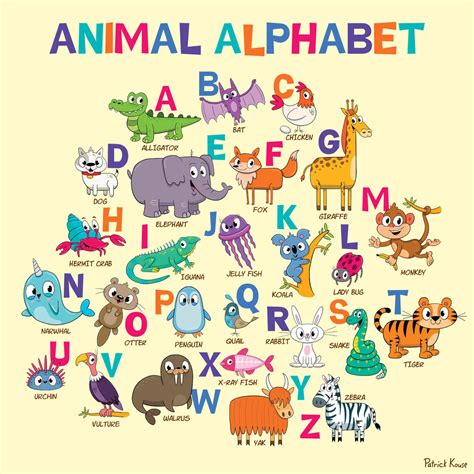 Printable Animal Letters - Printable Word Searches