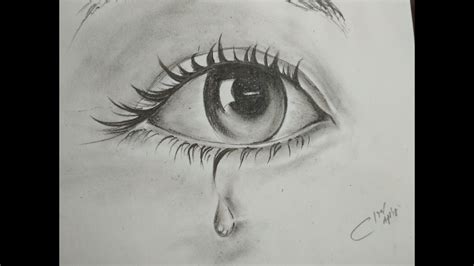 How to Draw Eyes with Tears Easy to Learn Step by Step - YouTube