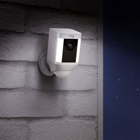 Ring Connectivity Video Enabled Battery Operated Outdoor Security Flood Light with Motion Sensor ...