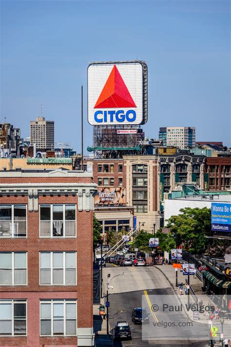 Citgo Sign Poster: Boston Citgo Sign Boston Skyline Print - Etsy