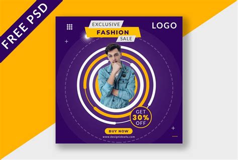 PSD Template | Social Media Post Design Freepik