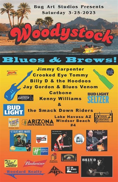 Woodystock Blues & Brews Festival Moves To Lake Havasu City | Grateful Web