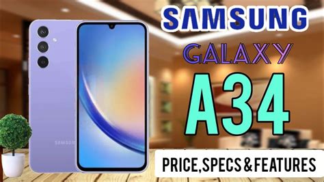 samsung galaxy A34 Price in philippines specs and features || official look and design - YouTube