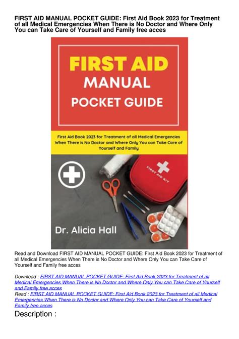 EBOOK FIRST AID MANUAL POCKET GUIDE: First Aid Book 2023 for Treatment of all Me - Be ready for ...