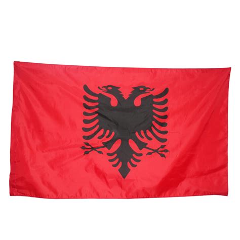 Republika e Shqipërisë Flag Bumper Sticker NEW Albania Other Flags of ...