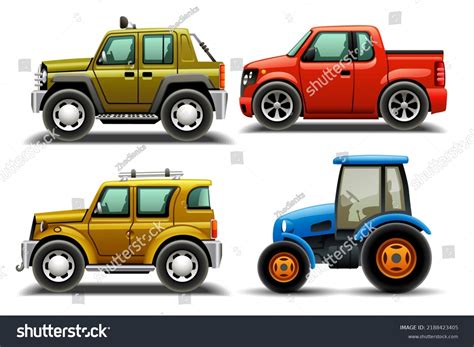 Suv Car Side View Vector Illustration Stock Vector (Royalty Free ...