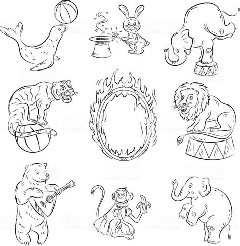 Image result for circus animal illustrations | Circus animals illustration, Animal icon, Circus ...