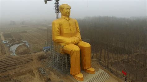 Golden Mao Statue in China, Nearly Finished, Is Brought Down by Criticism - The New York Times