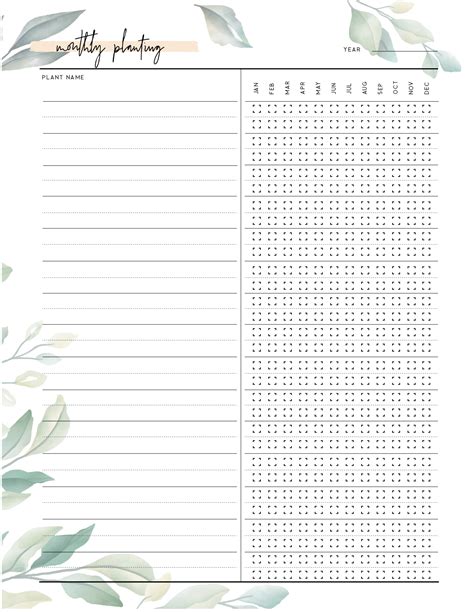 Free Garden Planner Printable - World of Printables