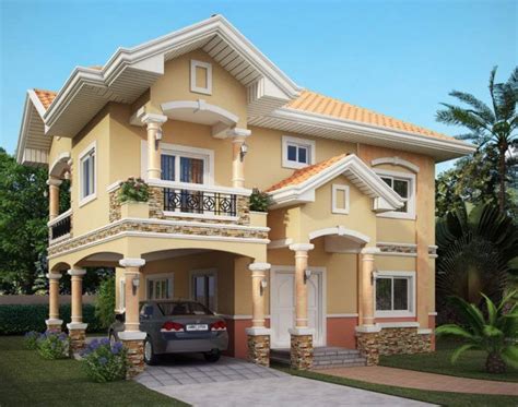 2 Story House Collection | Pinoy ePlans | Two story house design, House design, House exterior