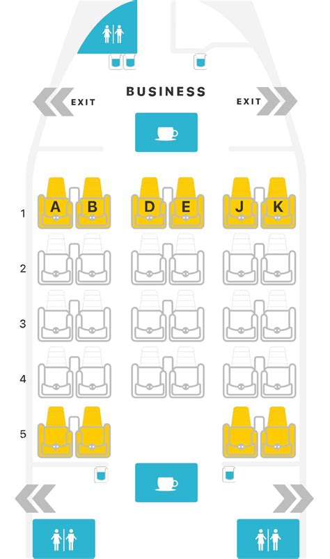 Turkish Airlines A330 Seat Map