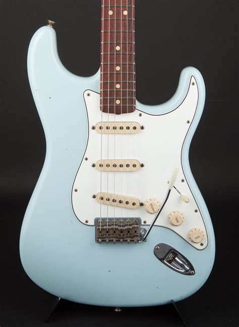 Fender Custom Shop:63 Stratocaster Journeyman Sonic Blue R100546 – World Guitars