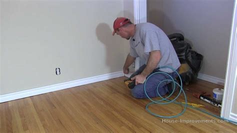 How To Install Baseboard - YouTube