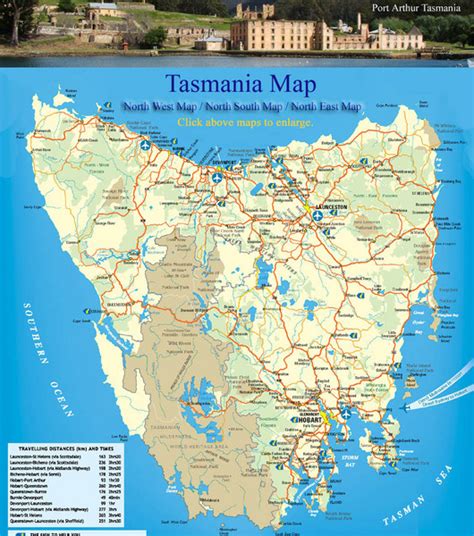 Tasmania Map - Tasmania Australia • mappery