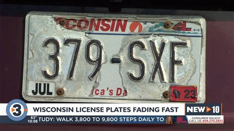 Wisconsin DMV will slowly begin replacing old, peeling license plates ...