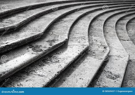 Ancient Stone Stairs on the Piazza Di Spagna Stock Image - Image of ...