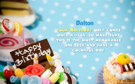 Happy Birthday Dalton pictures congratulations.