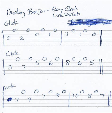 Dueling Banjos - Roy Clark Variations - Banjo Tab | Dueling banjos ...