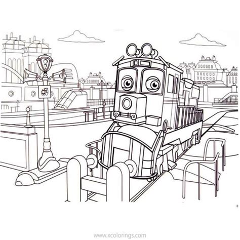 Chuggington Wilson Coloring Pages - XColorings.com