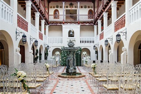 Versace Mansion wedding ceremony | Mansion wedding venues, Versace mansion, Mansions