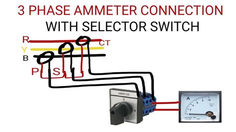 3 Phase Ammeter Wiring Diagram - Cothread