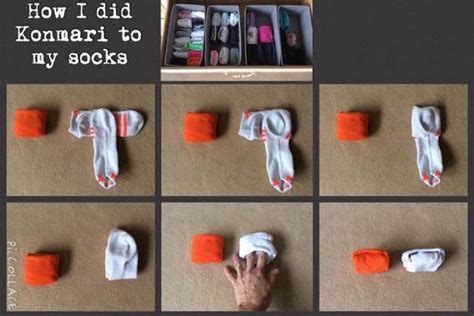 6 Clothes-Folding Hacks That Save Closet and Drawer Space | Folding socks, Konmari, Folding clothes