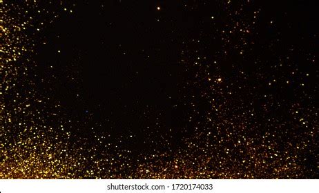 Gold And Black Glitter Wallpaper