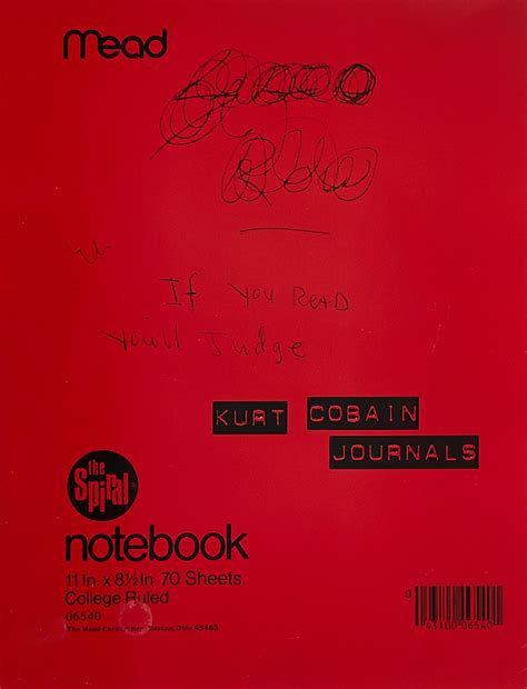 KURT COBAIN - JOURNALS - BOOK – Rock Hall Shop