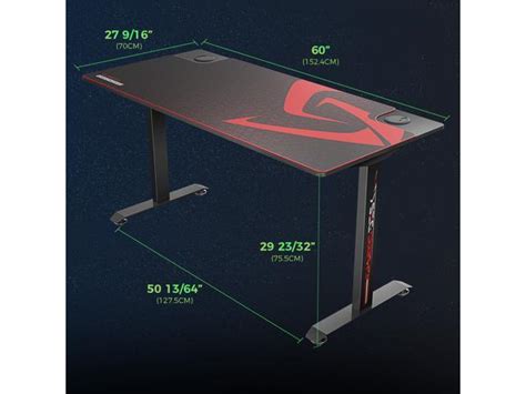 Eureka Ergonomic 2 Person Racing Gaming Desk Large Gamer Table (5ft ...