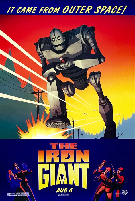 Iron Giant movie poster - vintage movie posters