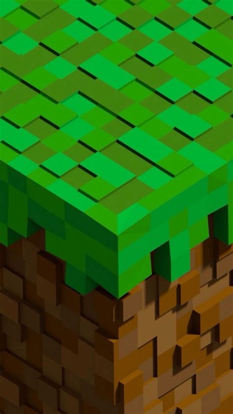 Minecraft Grass Block Wallpaper