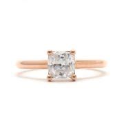 Rose Gold Prong Solitaire – D & H Jewelers