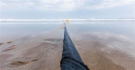 A 10-million-pound undersea cable just set an internet speed record