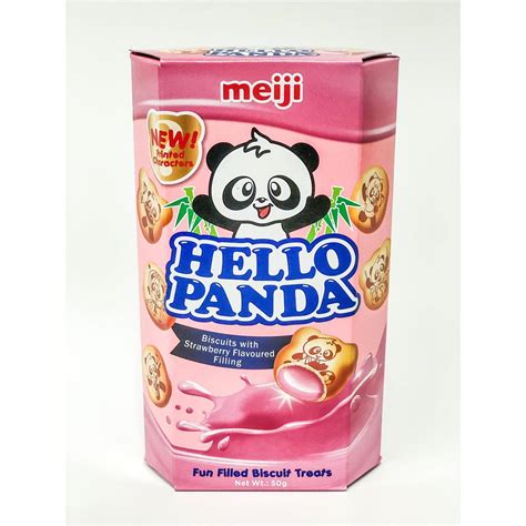 Meiji Biscuit Hello Panda Snacks Strawberry 50g | Woolworths