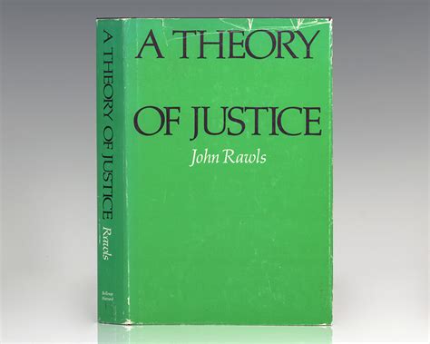 A Theory of Justice John Rawls First Edition Rare Book