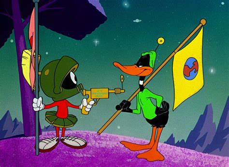 Duck Dodgers | Animation | Looney tunes cartoons, Daffy duck, Marvin the martian