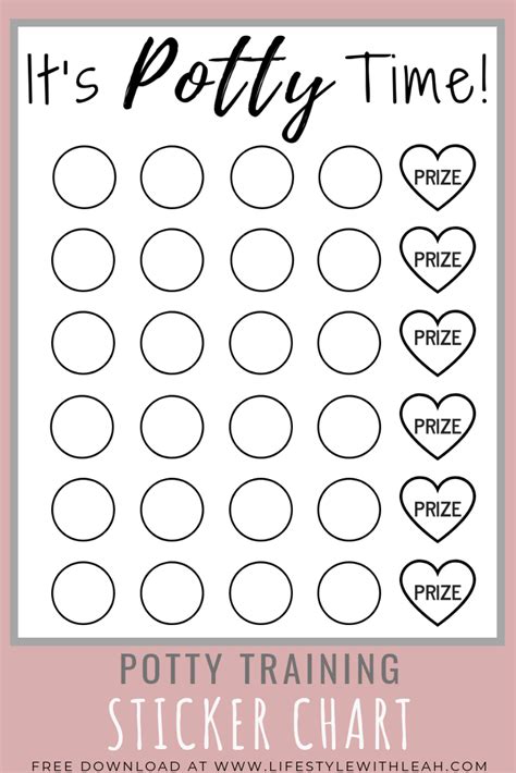 Free Potty Training Chart Printable Pdf