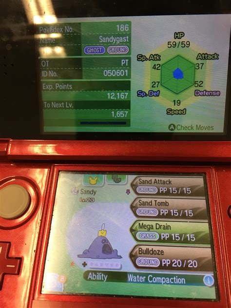 [7]Shiny Sandygast after only 14 SoS calls! : r/ShinyPokemon