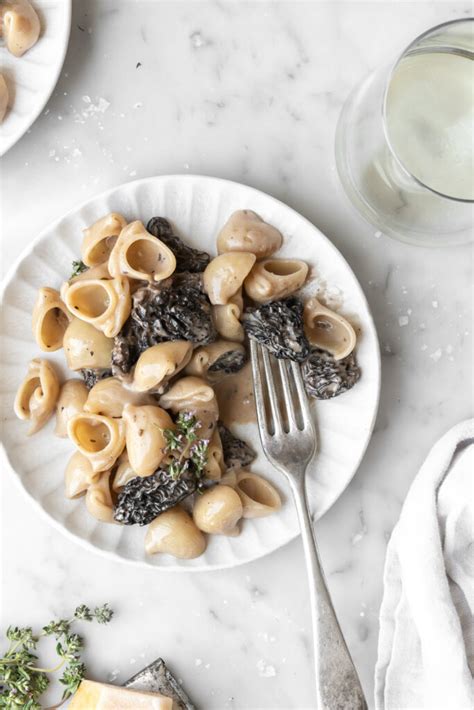 morel pasta with cream, parmesan and thyme | With Spice