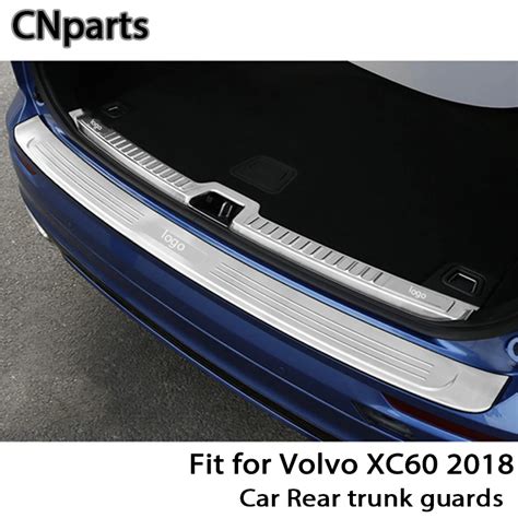 CNparts For Volvo XC60 2018 Auto Car Rear Trunk Door Bumper Anti Scratch Strips Accessories-in ...