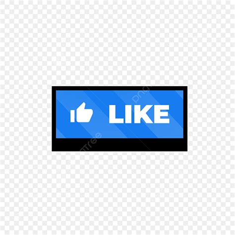 Facebook Like Button Clipart Transparent Background, Like Facebook Button, Button, Icon ...