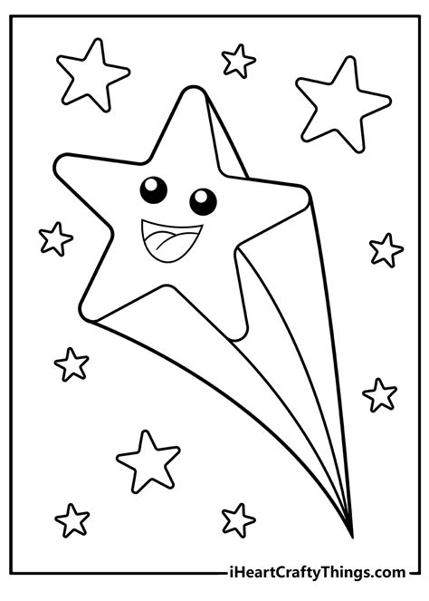 Star Coloring Page In The East