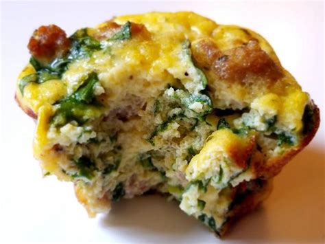 Foodista | Paleo Sausage and Egg Muffins with Collard Greens and Ricotta Cheese